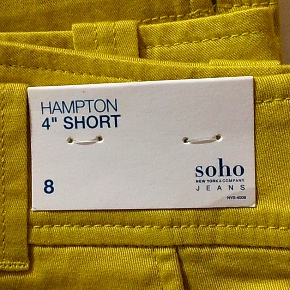 ☆NWT☆Women's "NEW YORK & COMPANY" 4" Soho Jeans Hampton Shorts☆Sz.8 - Picture 12 of 13